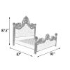 Platine Grand Carved King Bed