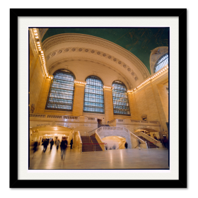 Courtside Market Grand Central - Main Concourse Staircase Framed Canvas