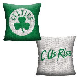 Celtics OFFICIAL "Invert" Woven Pillow