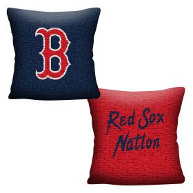 Red Sox OFFICIAL "Invert" Woven Pillow