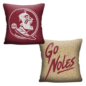 Florida State OFFICIAL NCAA "Invert" Woven Pillow