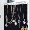 360° Rotating Jewelry Armoire with Lockable Full Length Mirror Large Capacity Jewelry Organizer Armoire