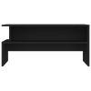 Coffee Table Black 35.4"x21.7"x16.7" Engineered Wood