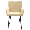 Dining Chairs 2 pcs Cream Velvet