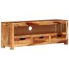 TV Stand 43.3"x11.8"x15.7" Solid Wood Acacia