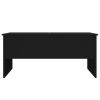 Coffee Table Black 40.2"x19.9"x18.3" Engineered Wood