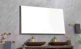 (ONLY FOR PICKUP) 60x 36Inch LED Mirror Bathroom Vanity Mirror with Back Light;  Wall Mount Anti-Fog Memory Large Adjustable Vanity Mirror