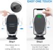 Universal Wireless Car Phone Charger Mount Holder Automatic Clamping