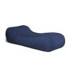 Jaxx Arlo Chaise Lounge Bean Bag Chair - Premium Chenille, Navy