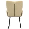 Dining Chairs 2 pcs Cream Velvet