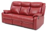 Glory Furniture Ward G765A-RS Double Reclining Sofa , RED