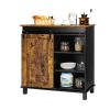 Industrial Storage Cabinet with Sliding Barn Door