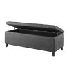 Tufted Top Soft Close Storage Bench