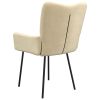 Dining Chairs 2 pcs Cream Velvet