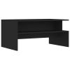 Coffee Table Black 35.4"x21.7"x16.7" Engineered Wood