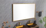 (ONLY FOR PICKUP) 60x 36Inch LED Mirror Bathroom Vanity Mirror with Back Light;  Wall Mount Anti-Fog Memory Large Adjustable Vanity Mirror