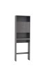 Home Bathroom Shelf Over-The-Toilet, Bathroom SpaceSaver, Bathroom, Tollilet storage cabinet, GRAY