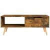 Coffee Table Smoked Oak 39.4"x19.5"x16.9" Engineered Wood