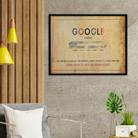 Google Art Print (Color: Multi, size: 16Lx24Wx1.25H)