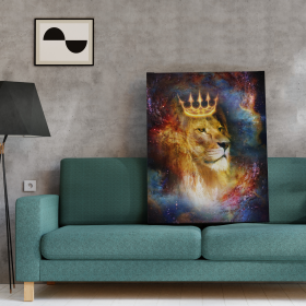 King Art Print (Color: Multi, size: 24Lx18Wx1.5H)