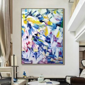 Hand Oil Pianting Abstract painting Original painting Hand painted canvas art Wall Art painting Custom oil painting Abstract art Home Hallway Hall Dec (style: 1, size: 60x90cm)