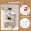 Living Room Bedroom Decor Mobile Sofa End Side Table 2 PCS