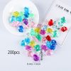 Premium Multicolored Fake Crushed Ice Rocks; Fake Diamonds Plastic Ice Cubes Acrylic Clear Ice Rock Diamond Crystals Fake Ice Cubes Gems For Decoratio