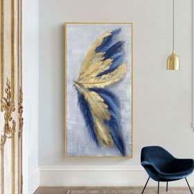 Best 100% Hand Painted Abstract Silver Gold Butterfly Oil Painting Canvas Art Modern Artwork Wall Art Picture Living Room Bedroom (size: 60x90cm)