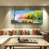 Hand Painted Oil Painting Large original oil painting Abstract art on canvas Natural oil painting Landscape oil painting Living room oil painting