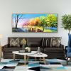 Hand Painted Oil Painting Large original oil painting Abstract art on canvas Natural oil painting Landscape oil painting Living room oil painting