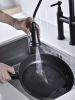 Bridge Kitchen Faucet with Pull-Down Sprayhead in Spot