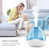 Ultrasonic Humidifier 1.5L Large Capacity Air Humidifier Fragrance Diffuser For Household